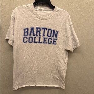 White and Blue Short Sleeve Tee